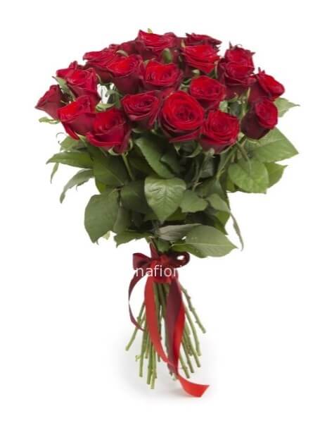  mazzo  di 25 rose rosse 